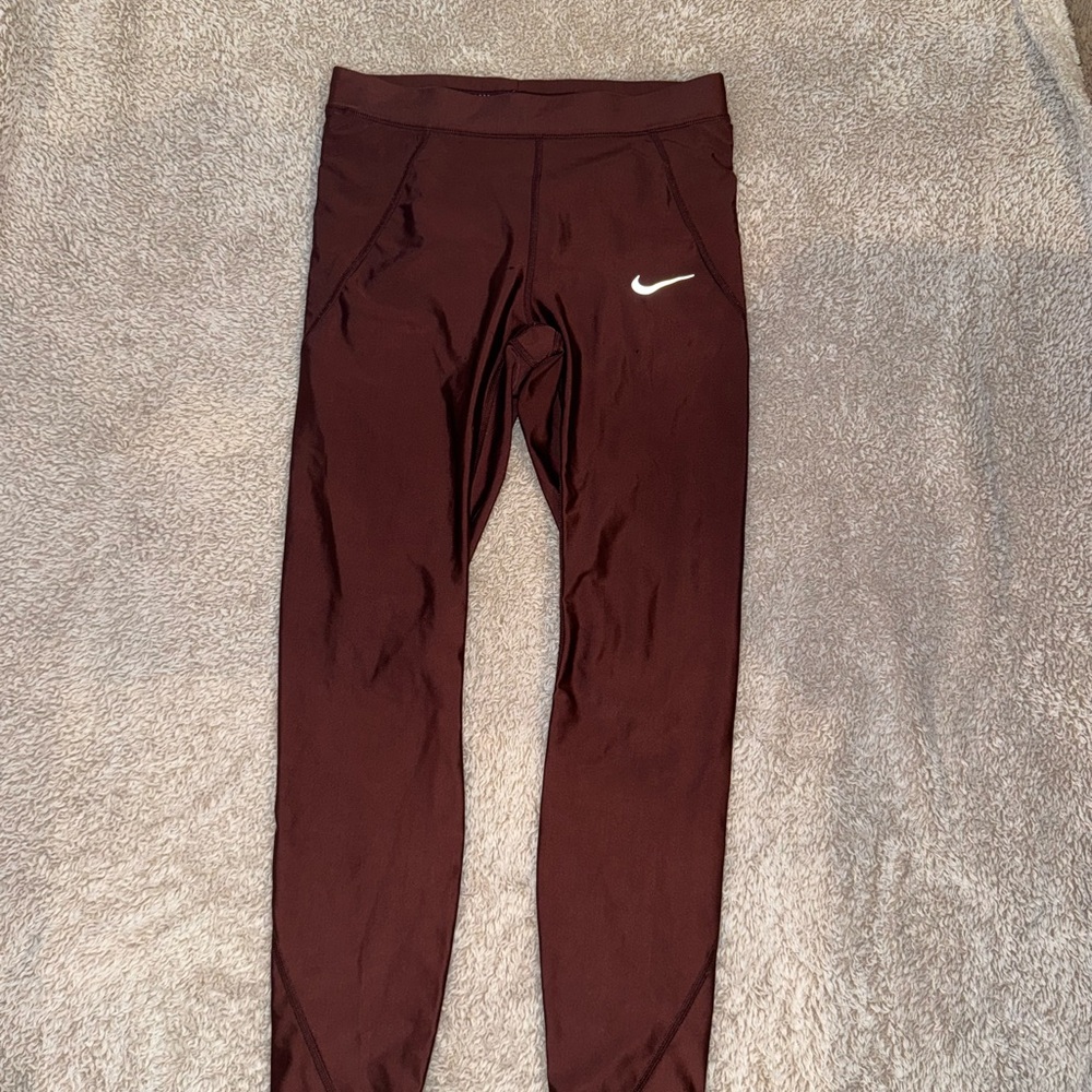 Nike Women Brown Leggings